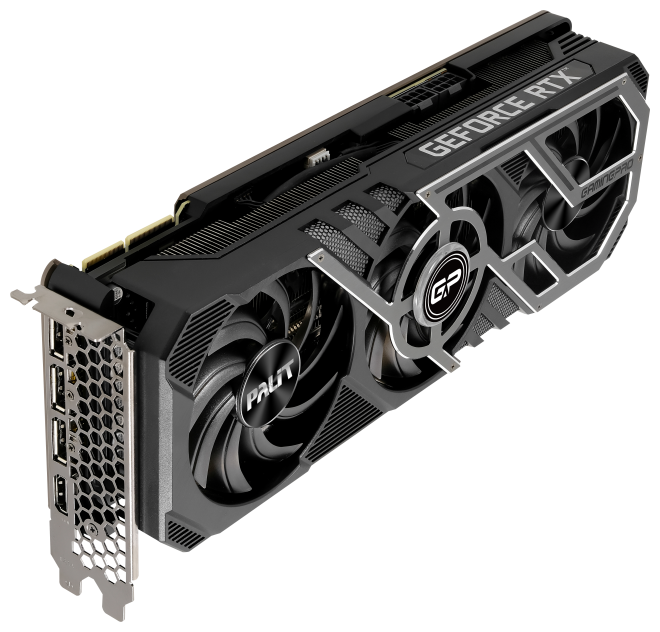 Palit GeForce RTX 3090 GamingPro OC 24GB 1725MHz PCI-E 4.0 24576MB 19500MHz 384 bit HDMI 3xDisplayPort HDCP NED3090S19SB-132BA