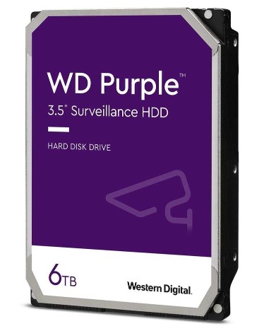 

Жесткий диск Western Digital, WD Purple 3.5" 6Tb WD62PURZ
