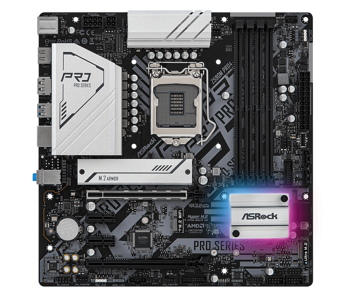 ASRock Z590M PRO4 LGA1200