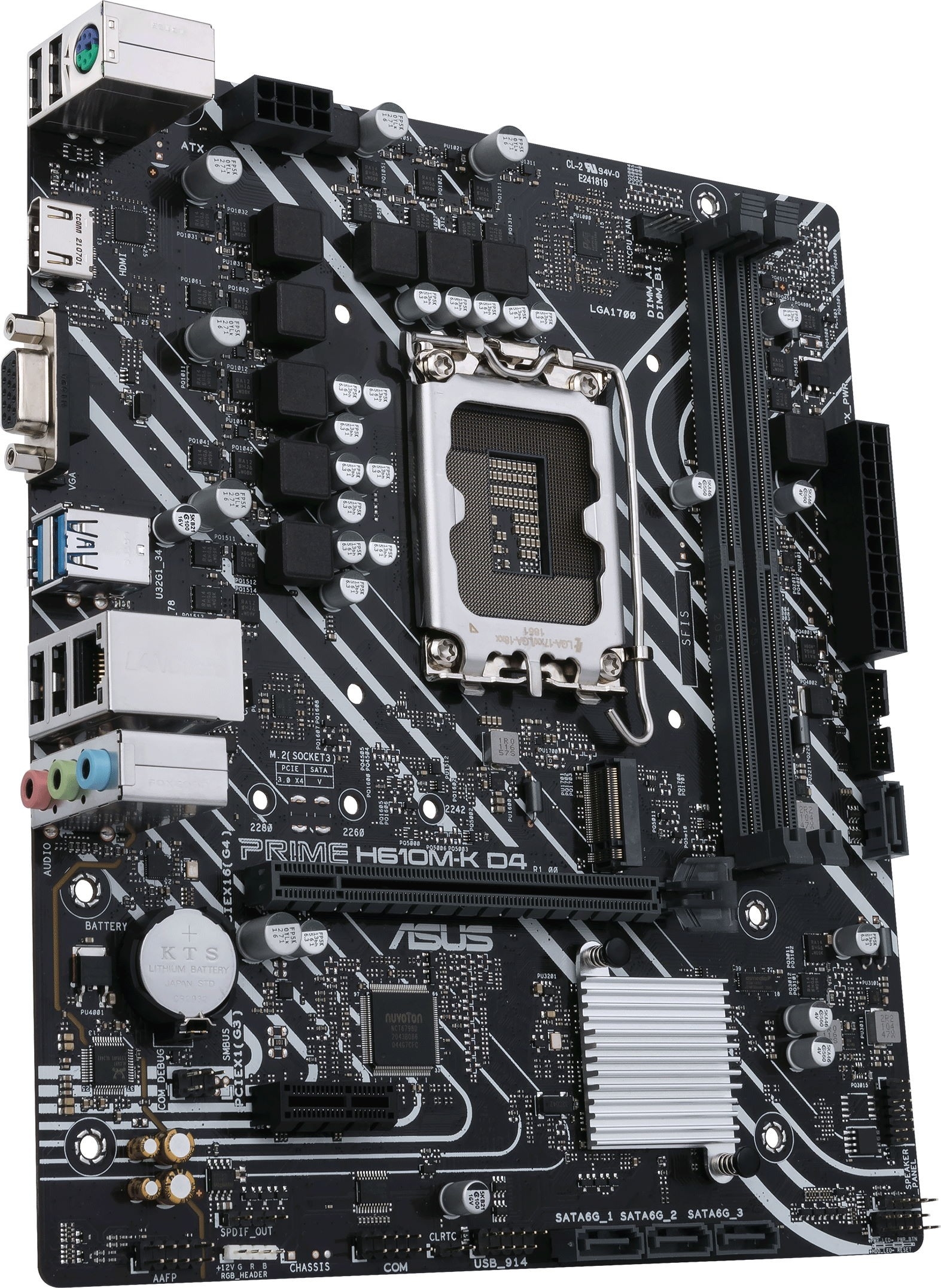 ASUS PRIME H610M-K D4 LGA1700