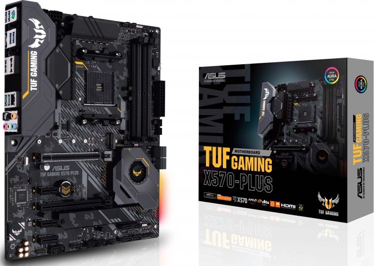 

Материнские платы ASUS, TUF GAMING X570-PLUS sAM4