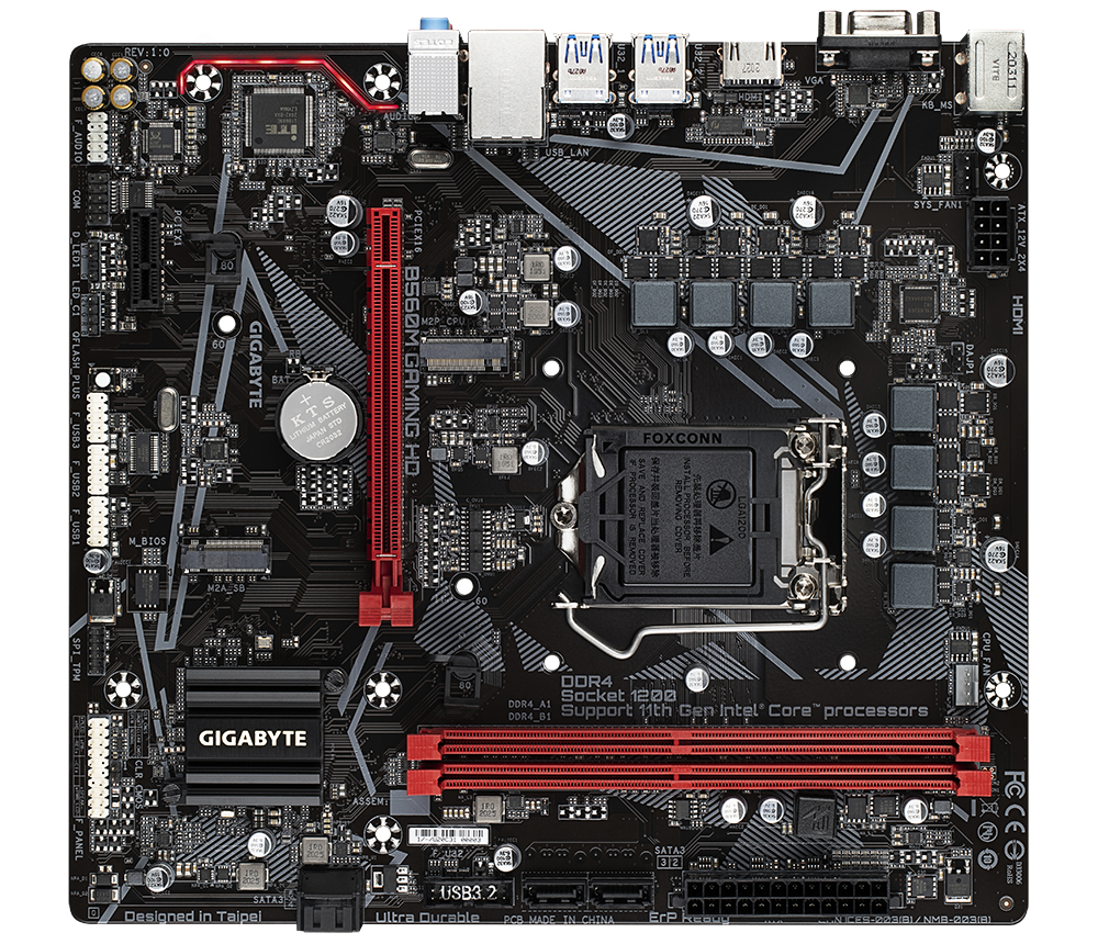 GigaByte B560M GAMING HD LGA1200