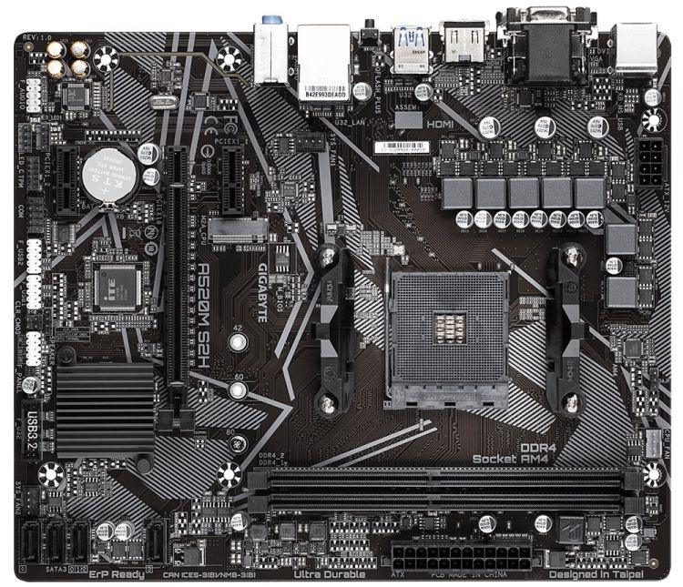 GigaByte A520M S2H sAM4