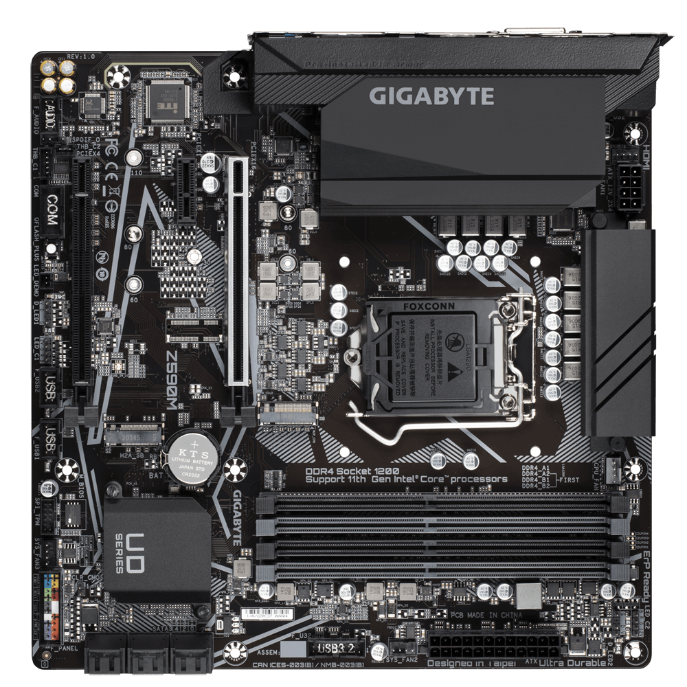 GigaByte Z590M (rev. 1.0) LGA1200