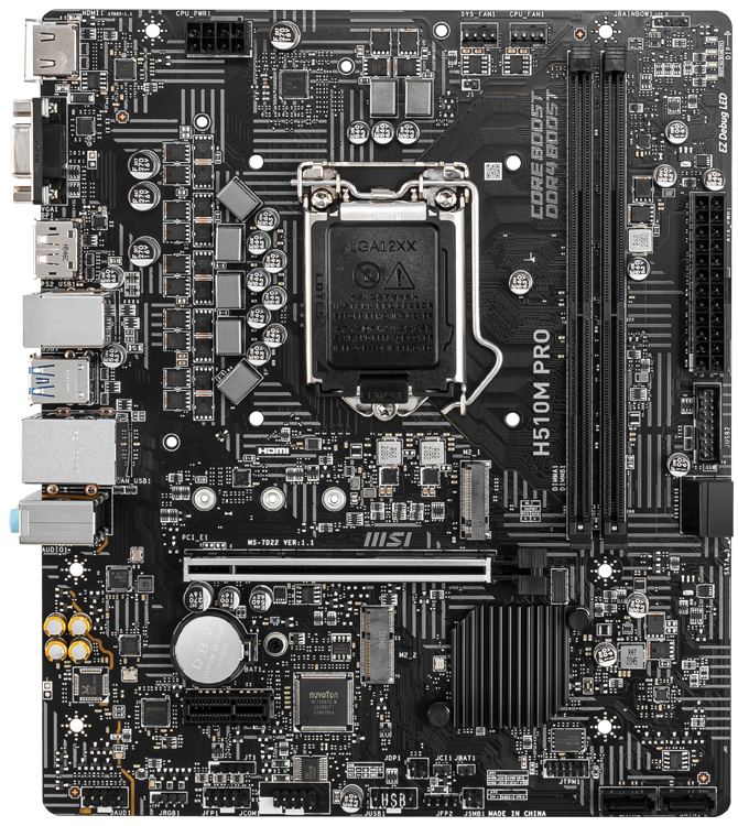 MSI H510M PRO LGA1200