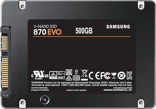 Samsung 870 EVO 2.5" 500Gb MZ-77E500BW