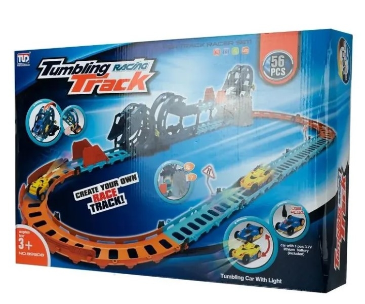 Tengleader Конструктор "Tumbling Racer Track 89908" 56 деталей