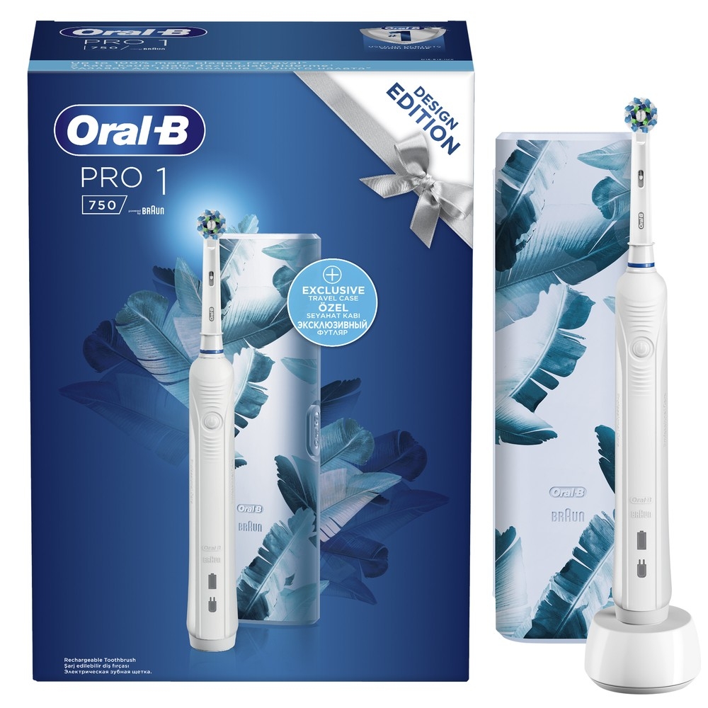 Braun Oral-B Pro 750 D16.513.U c чехлом для путешествий (Design Edition)