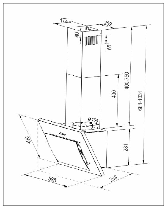 Exiteq Вытяжка EX - 1226