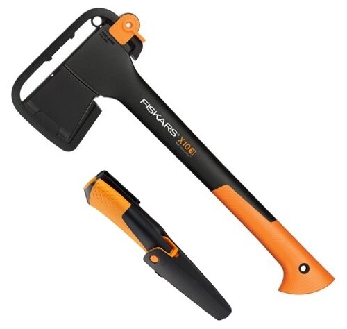Fiskars Топор Х10 + нож с точилкой