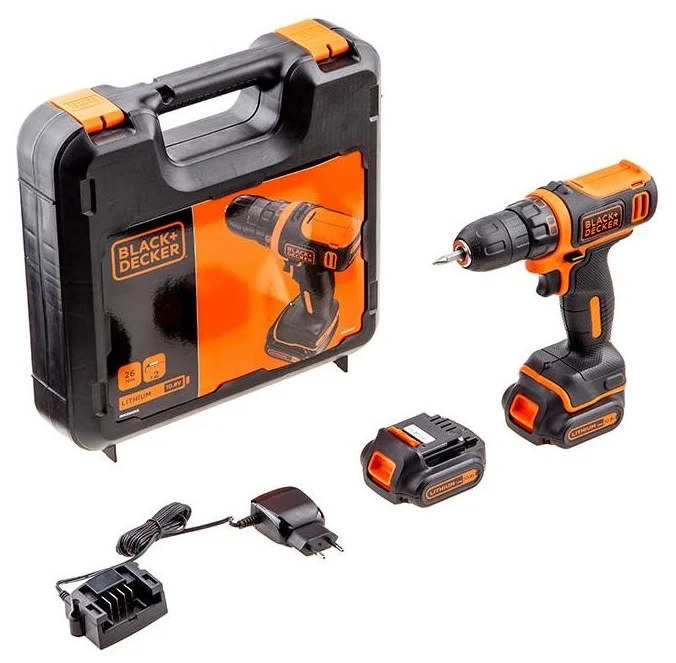 Black & Decker Аккумуляторная дрель-шуруповерт BDCDD12KB