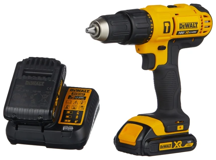 DeWalt Ударная аккумуляторная дрель-шуруповерт DCD776S2 42 Н·м