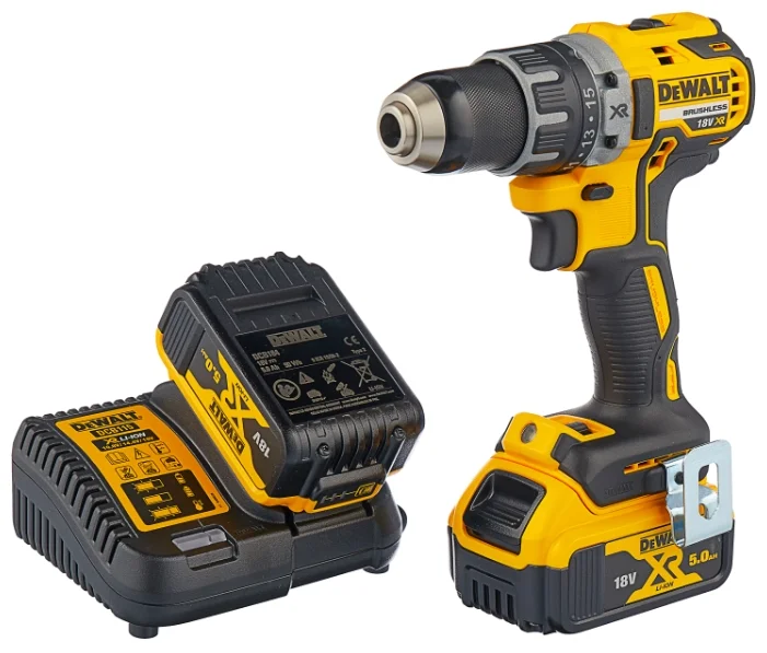 DeWalt Аккумуляторная дрель-шуруповерт DCD791P2 70 Н·м