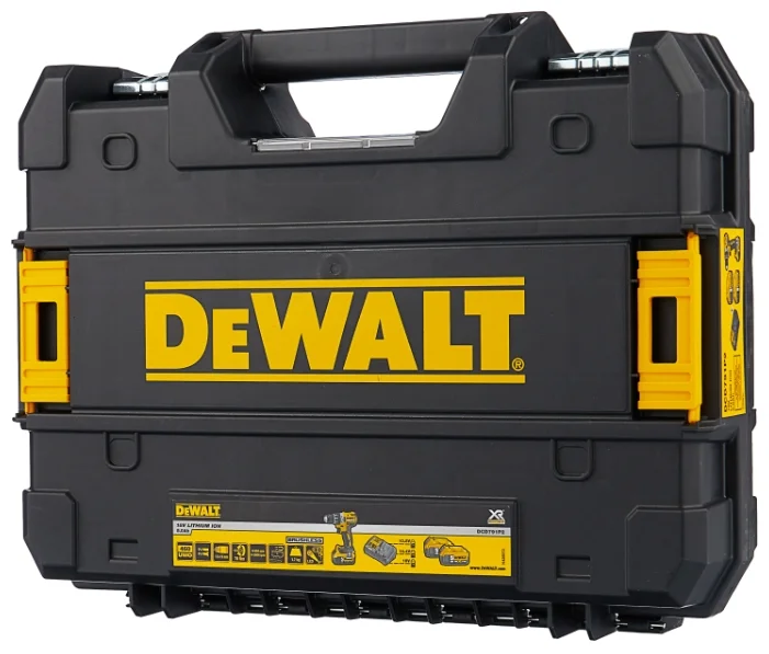 DeWalt Аккумуляторная дрель-шуруповерт DCD791P2 70 Н·м