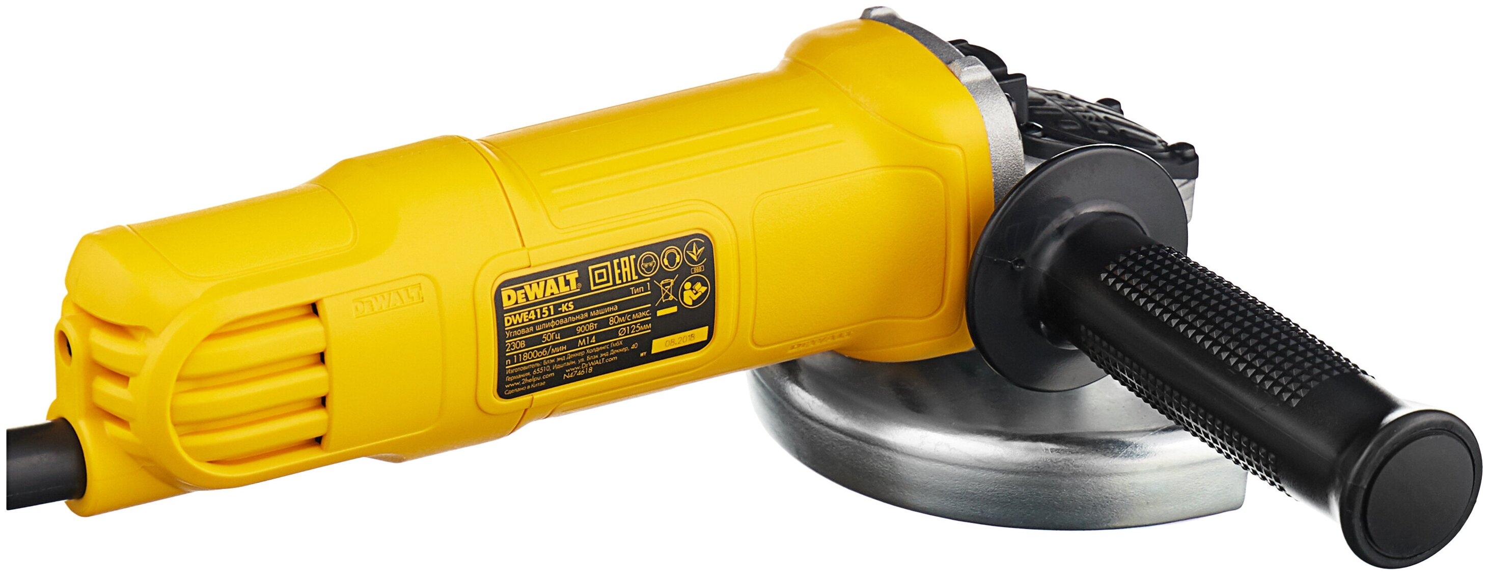 DeWalt Угловая шлифмашина DWE4151-KS