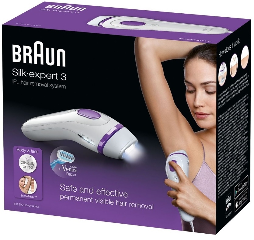 Braun фотоэпилятор IPL BD 3001 +Станок Venus+1 сменная касента