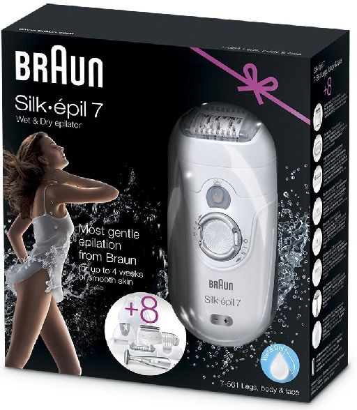 Braun 7-561 WD SILK-EPIL 7 + триммер
