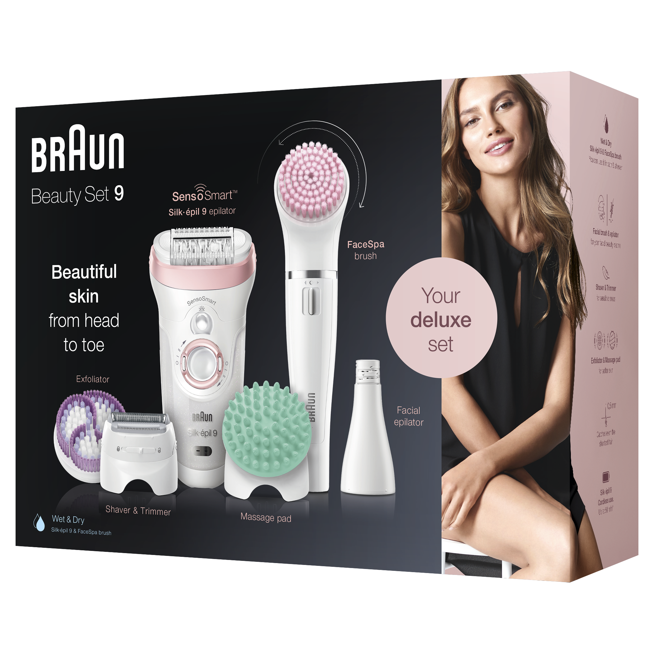 Braun 9-985 Silk-epil Beauty Set 9 