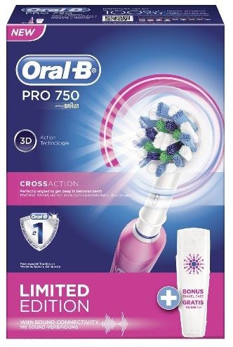 Braun Oral-B Pro 750 CrossAction D16.513.UX + футляр