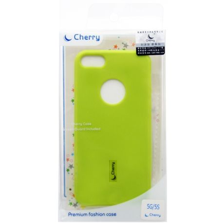 Cherry Чехол для iPhone 5/5S (силиконовая накладка)