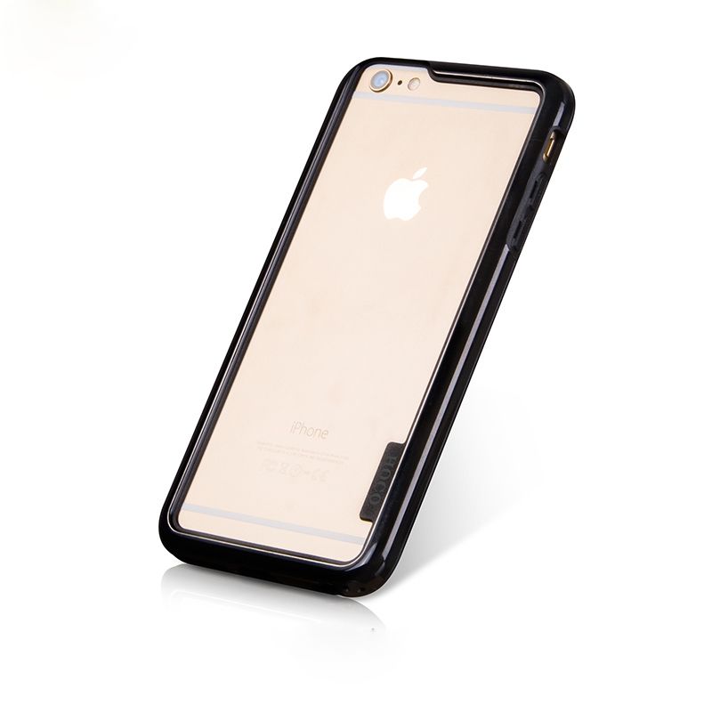 

Чехлы для мобильных телефонов Hoco, Бампер Double Color Bracket Bumper для Apple iPhone 6/6s (black)