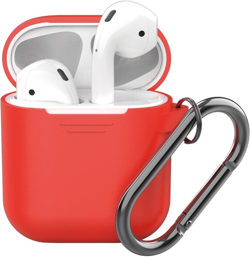 Deppa Кейс для Apple AirPods с карабином