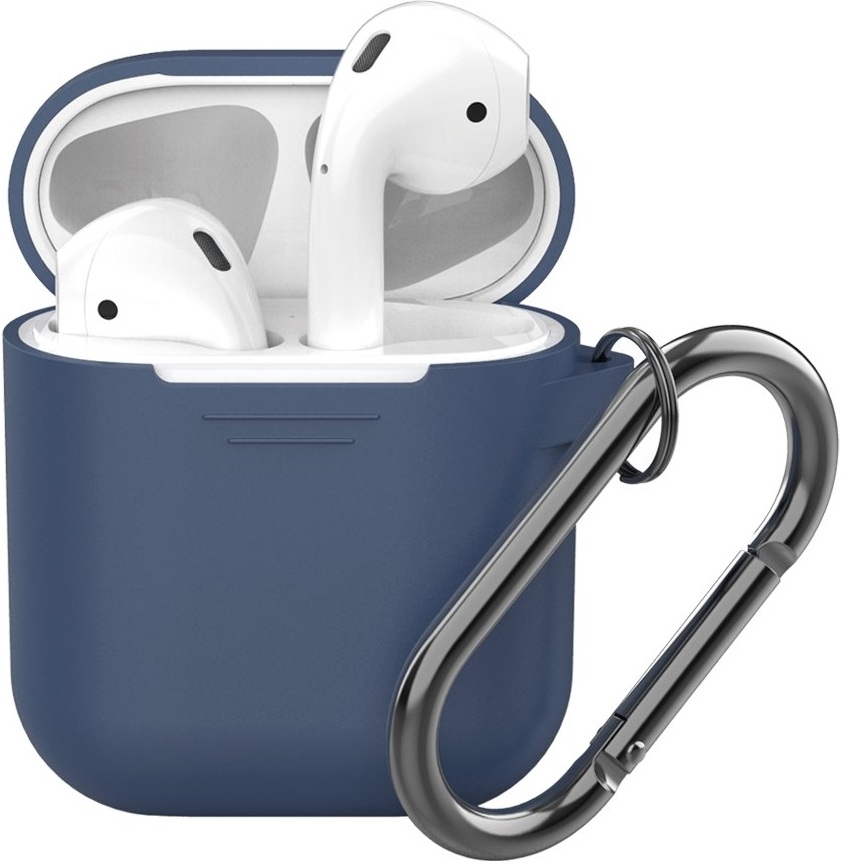 Deppa Кейс для Apple AirPods с карабином