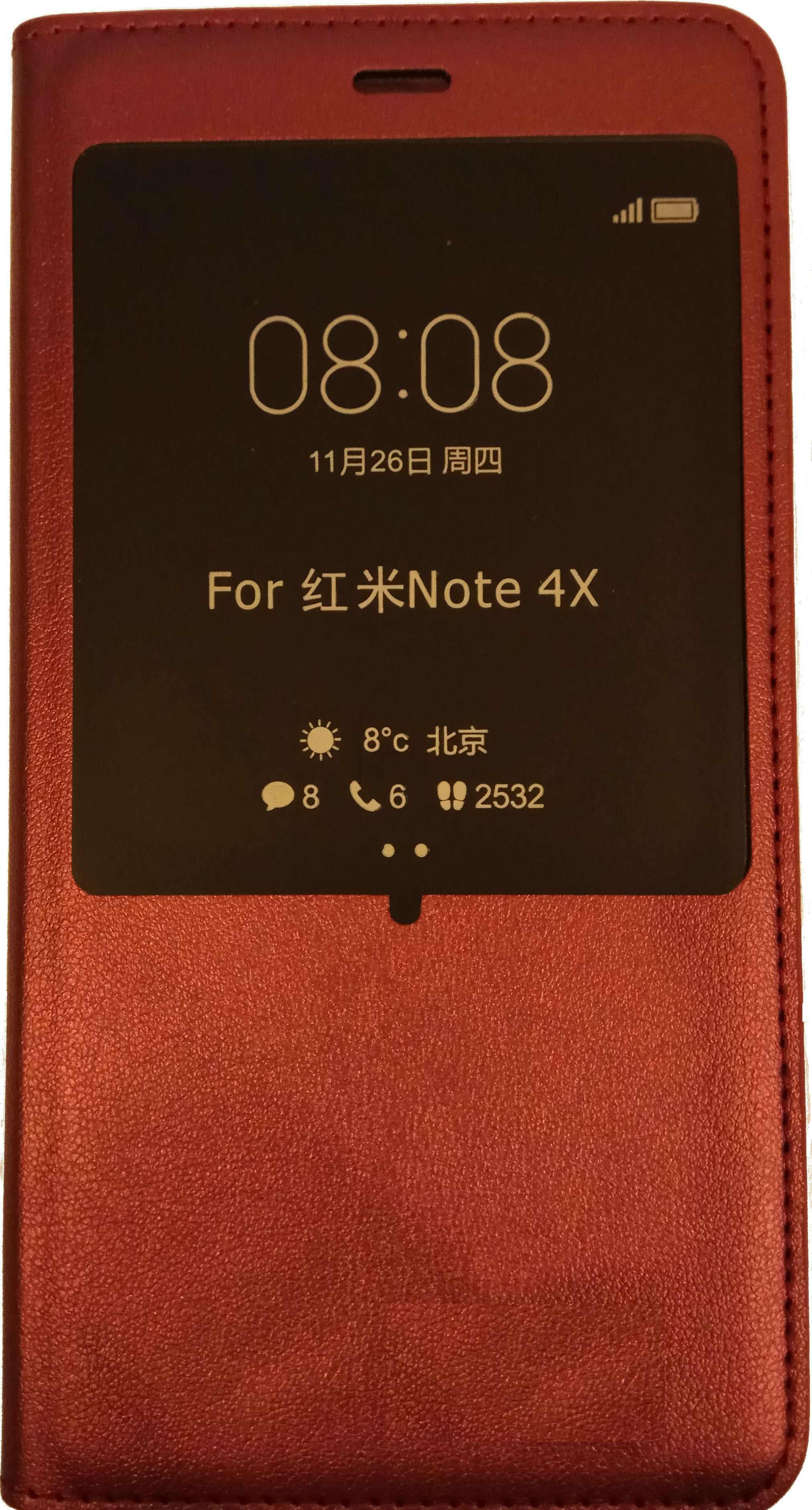 DisMac Чехол-книжка LeatherCase для Xiaomi Redmi Note 4X