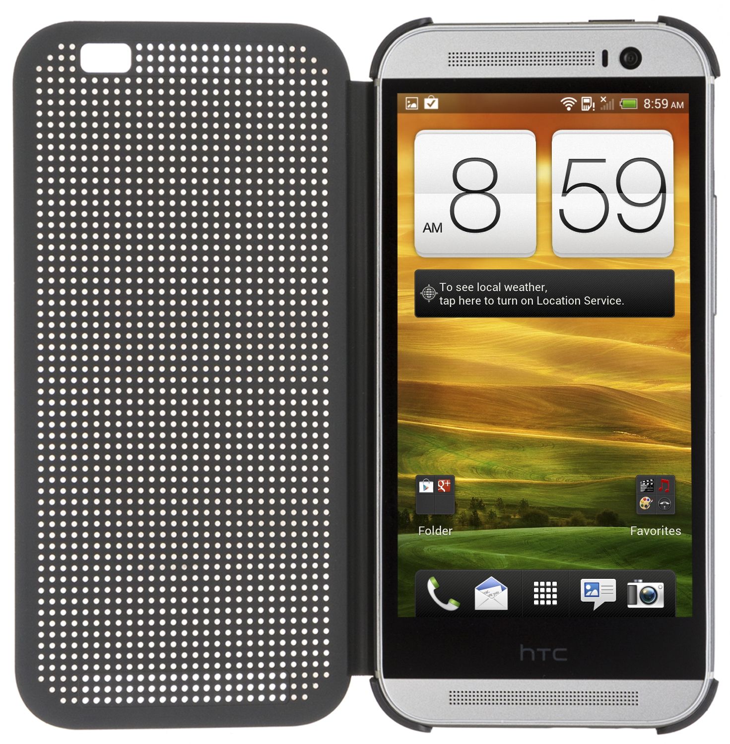 HTC Чехол-книжка для HTC One M8 Dot Case View (HC M100)