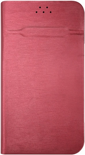Универсальный чехол-книжка для смартфонов 5.0-5.5" (dark red)