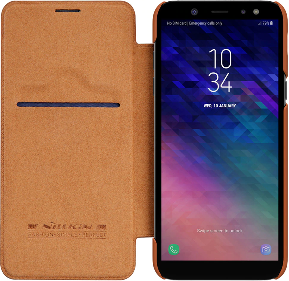 Nillkin Чехол-книжка Qin для Samsung Galaxy A6+ (2018) SM-A605FN