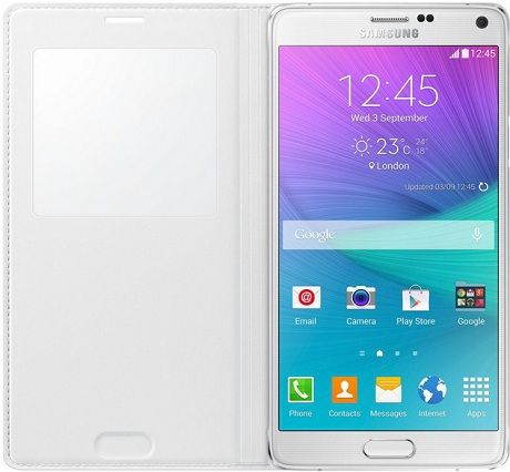 Samsung Чехол-книжка S-View Cover для Samsung Galaxy Note 4 SM-N910C