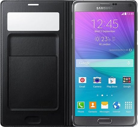 Samsung Чехол-книжка S-View Wallet для Samsung Galaxy Note 4 SM-N910C