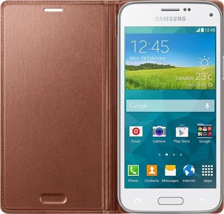 Samsung Чехол-книжка Flip Cover для Samsung Galaxy S5 mini G800F