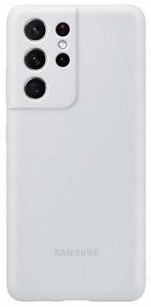 

Чехол-накладка Silicone Cover для Samsung Galaxy S21 Ultra 5G SM-G998B (gray)