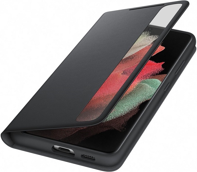Samsung Чехол-книжка Smart Clear View Cover + S Pen для Samsung Galaxy S21 Ultra 5G SM-G998B