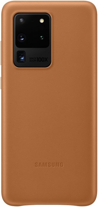 Samsung Чехол-накладка Leather Cover для Samsung Galaxy S20 Ultra SM-G988