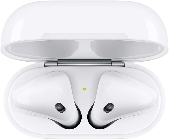 Apple Наушники AirPods 2 (беспроводная зарядка чехла)