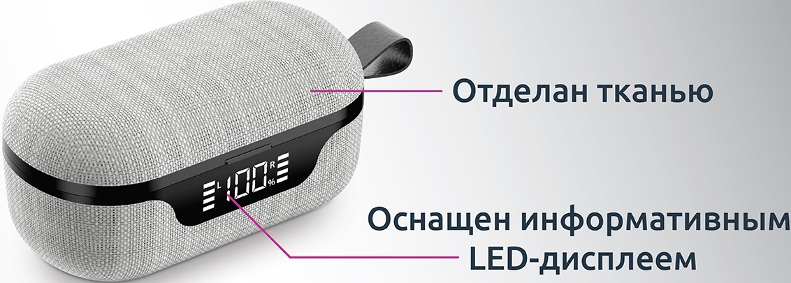 OLMIO Беспроводные наушники True TWE-07