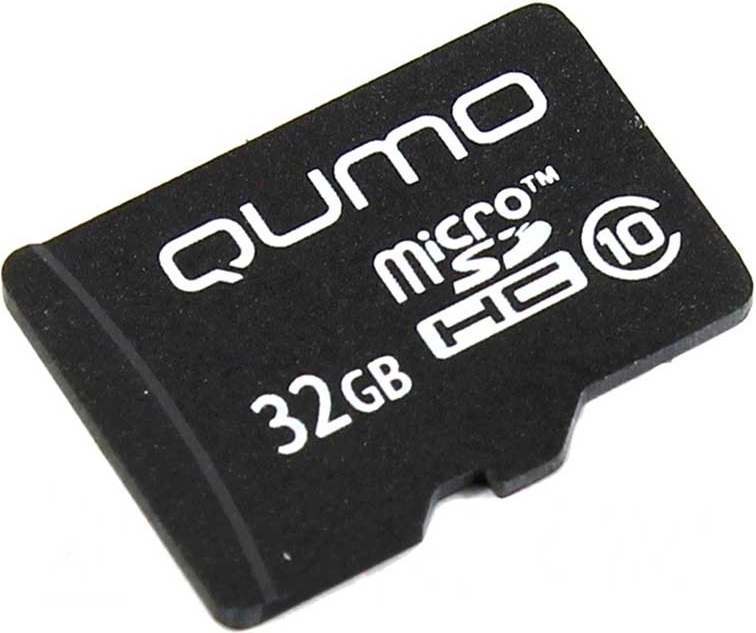 Qumo microSDHC class 10 UHS-I U1 32GB + SD adapter