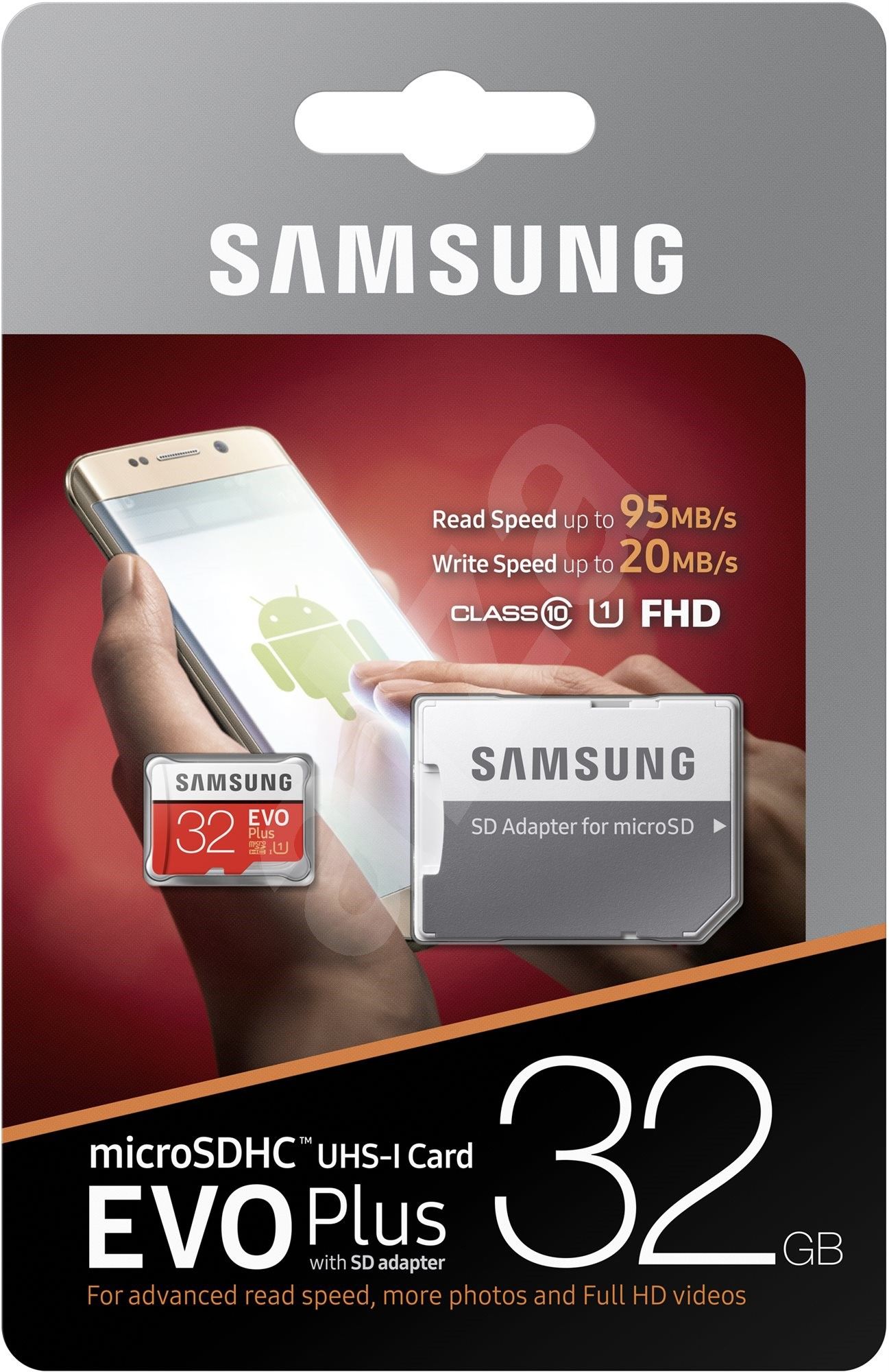 Samsung microSDHC 32GB class 10 UHS-1 EVO Plus MB-MC32GA
