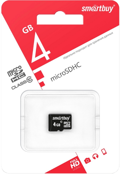 SmartBuy microSDHC Class 10 4GB