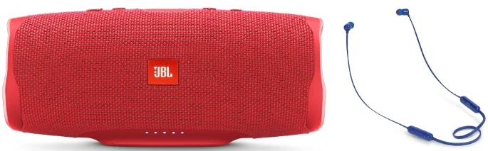 JBL Портативная колонка Charge 4 + наушники T110BT