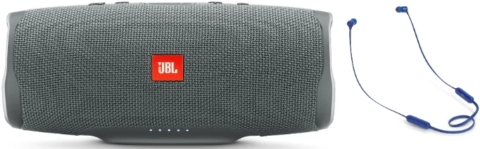 JBL Портативная колонка Charge 4 + наушники T110BT