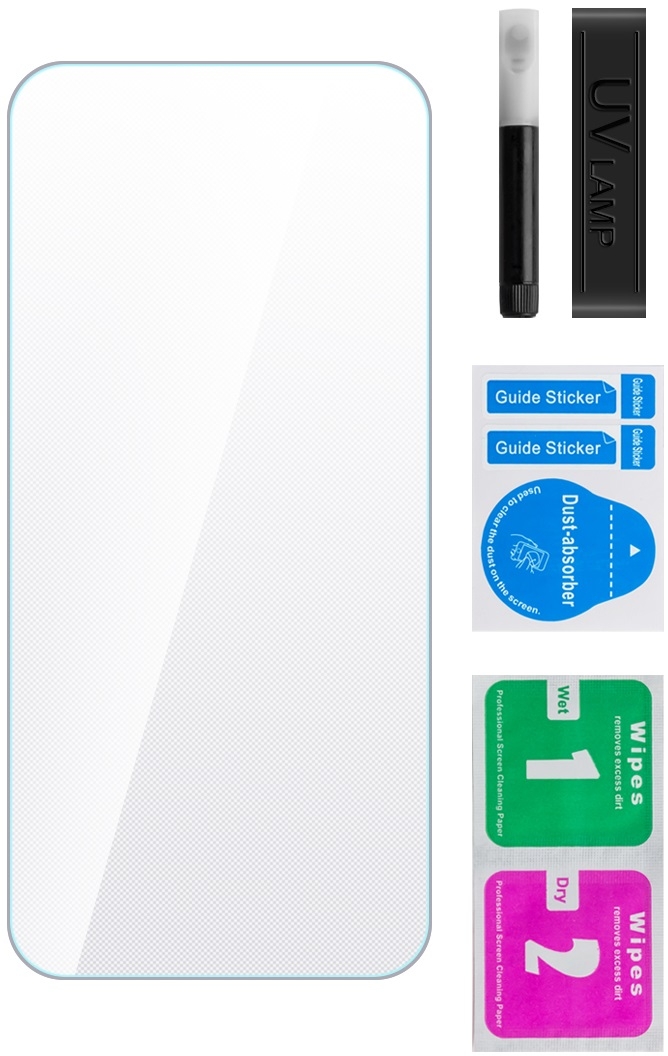 noname Защитное стекло UV Full Glue для Samsung Galaxy S21+ 5G SM-G996B