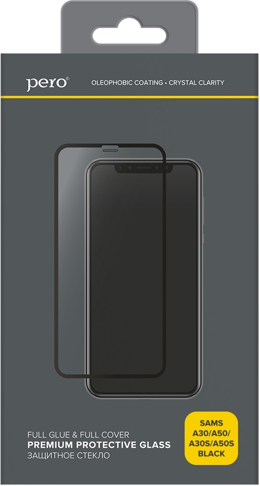 PERO Защитное стекло Full Glue для Samsung Galaxy A30 SM-A305FN/ A50 SM-A505FN/ A30s SM-A307FN/DS