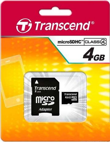 Transcend microSDHC 4Gb class 4