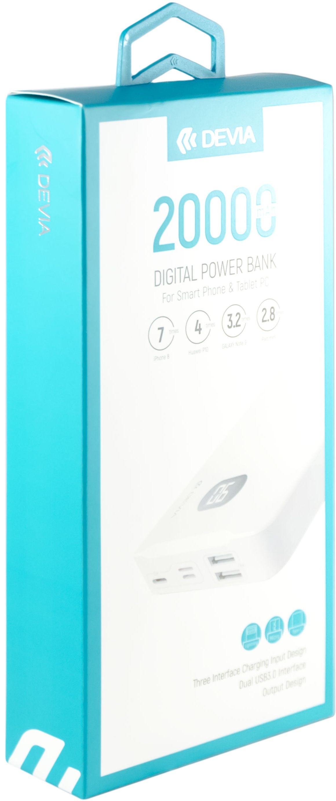 Devia Digital Power Bank, 20000mah