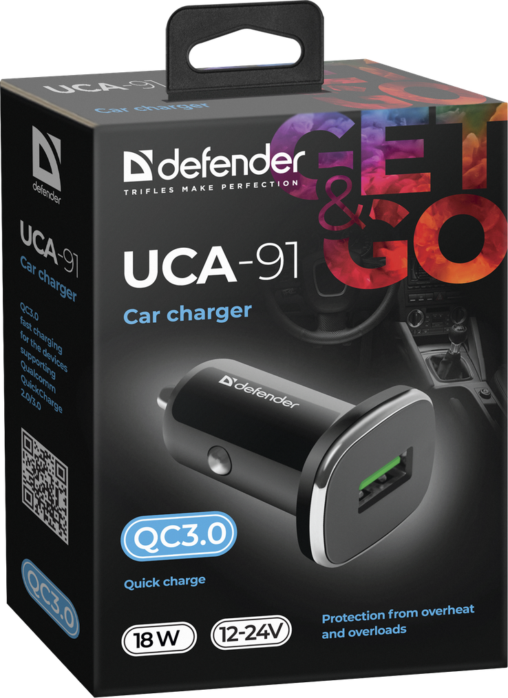Defender Автомобильное зарядное устройство UCA-91
