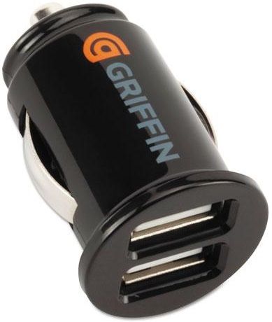 Griffin Автомобильное зарядное устройство 2USB + кабель MicroUSB, 2.1A
